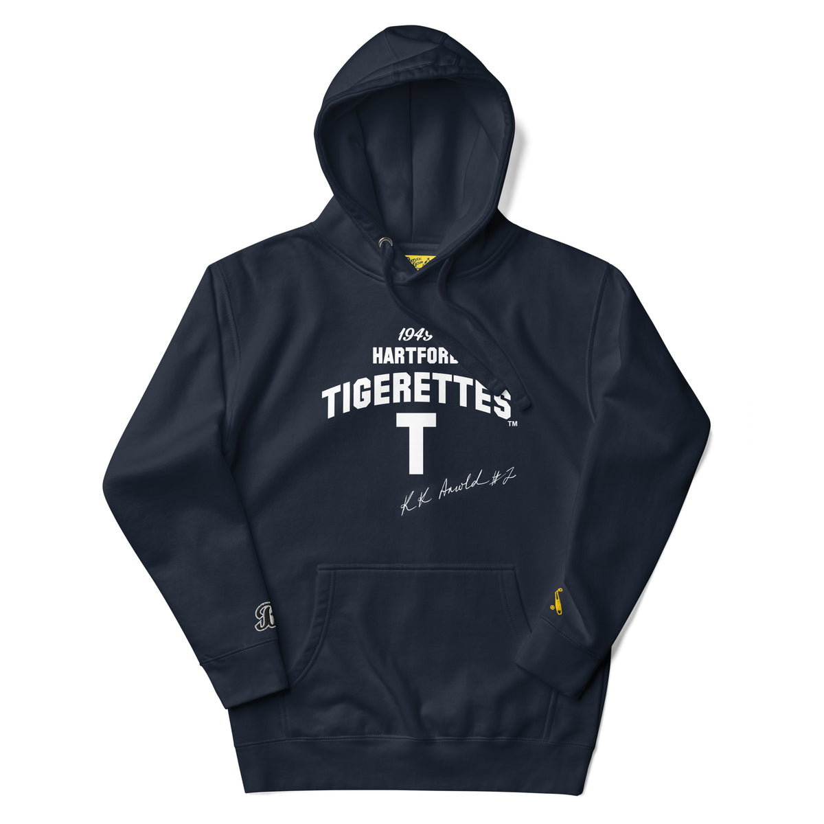 KK Arnold Signature Hartford Tigerettes Hoodie – Black Fives 
