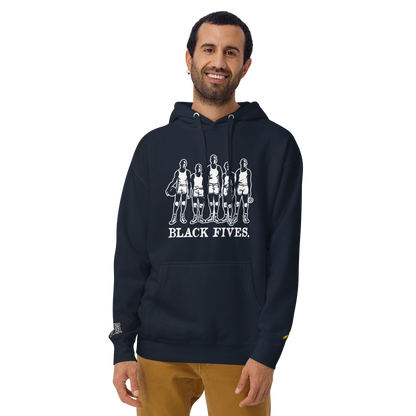 Black Fives Full Logo Hoodie