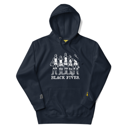 Black Fives Full Logo Hoodie