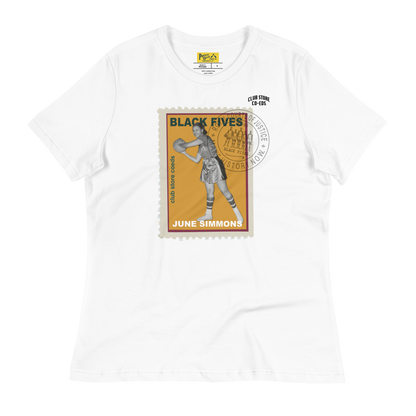 Certified June Simmons Player Stamp Short Sleeve Tee