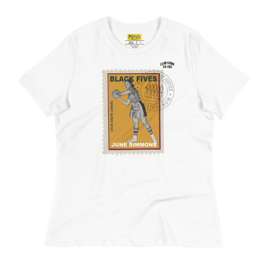 Certified June Simmons Player Stamp Short Sleeve Tee