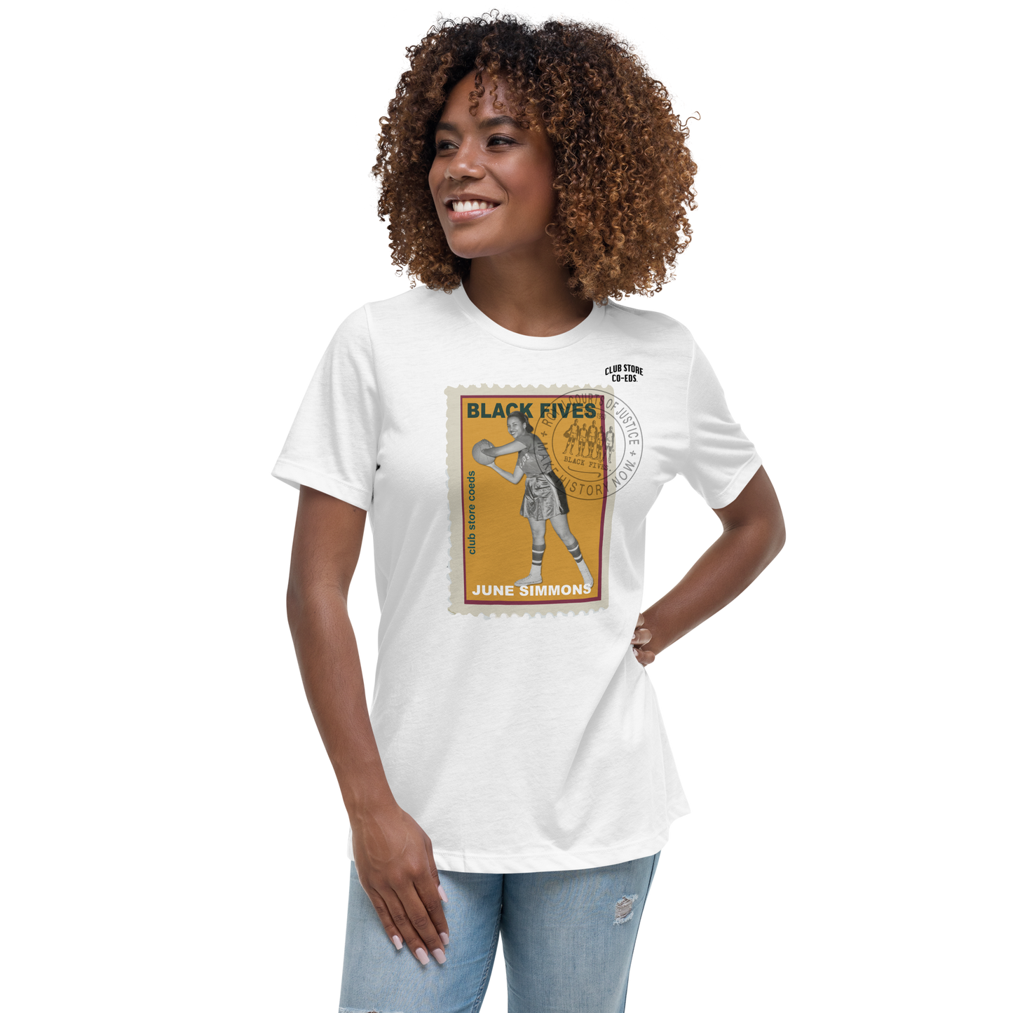 Certified June Simmons Player Stamp Short Sleeve Tee