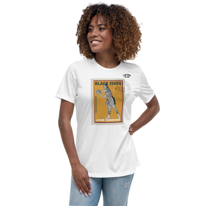 Certified June Simmons Player Stamp Short Sleeve Tee