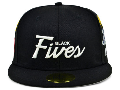 Black Fives All Logo Fitted Cap