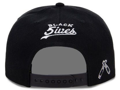 Black Fives Hoopmen Logo Snapback Cap