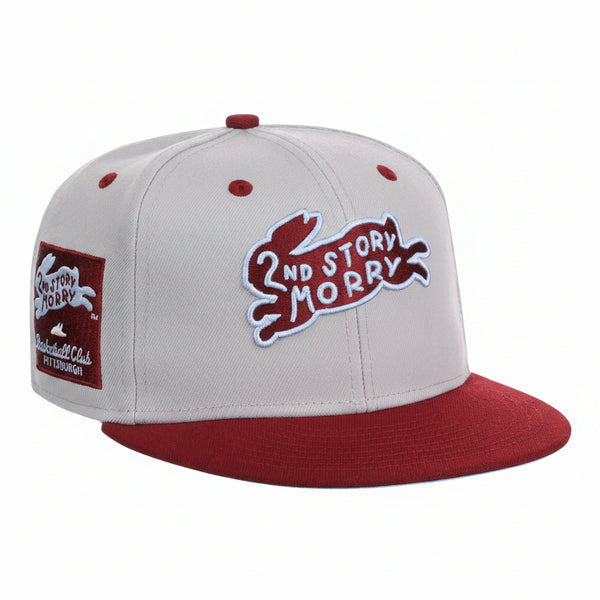 Second Story Morry Storm Chasers Gray/Maroon/Sky Blue Fitted