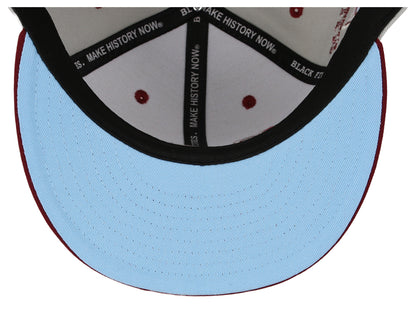 New York Rens Storm Chasers Gray/Maroon/Sky Blue Fitted