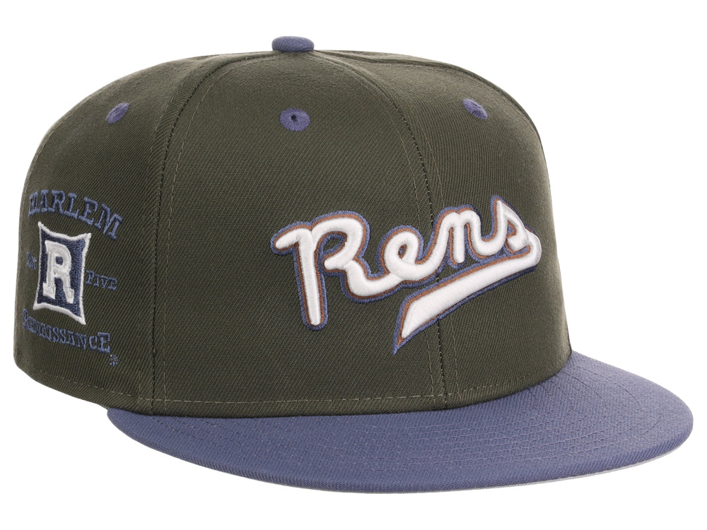 New York Rens Mossy Slate Olive/Blue/Gray Fitted – Black Fives Online ...
