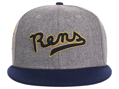 New York Rens Walk Off Wool Gray/Blue/Green Fitted