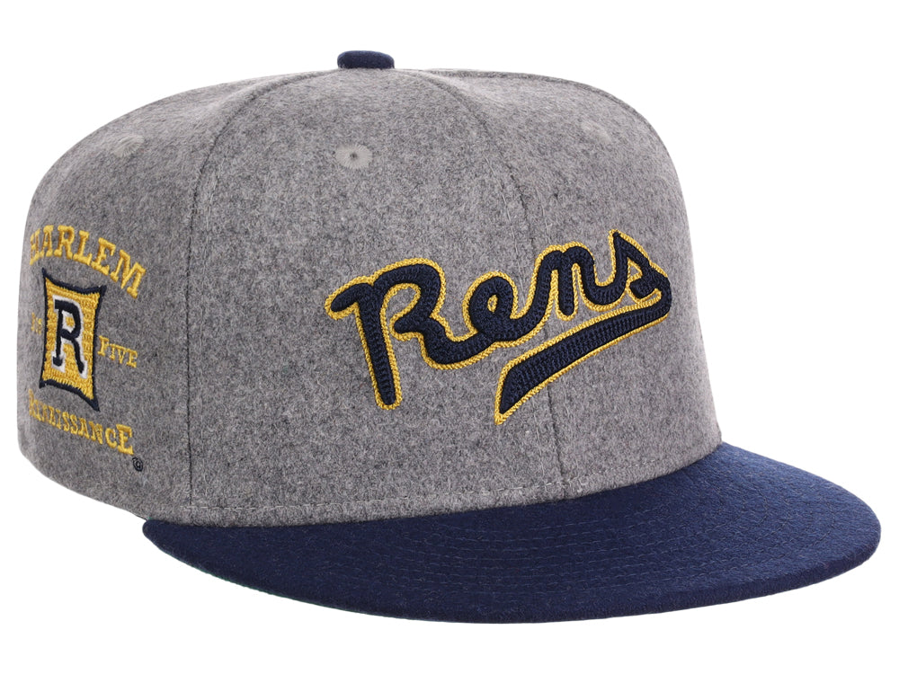 New York Rens Walk Off Wool Gray/Blue/Green Fitted – Black Fives Online ...