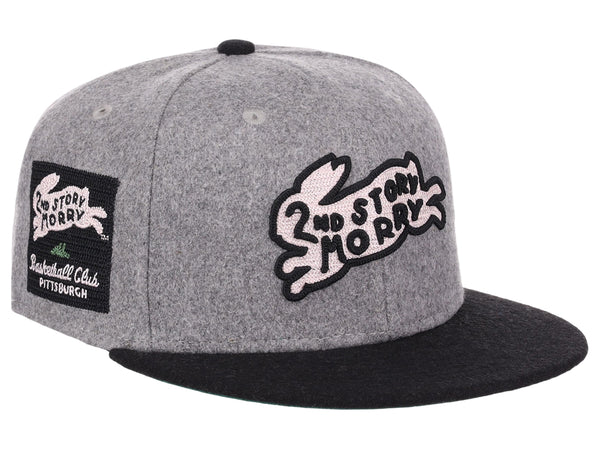 Second Story Morry Walk Off Wool Gray/Black/Green Fitted – Black