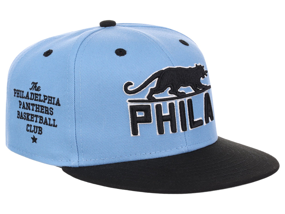 Philadelphia Panthers Sky Blue Fitted Sky Blue/Black/Gray