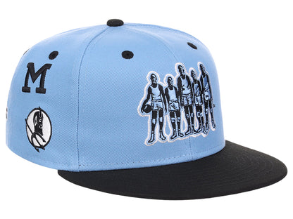 Black Fives All Logo Sky Blue Fitted Sky Blue/Black/Gray