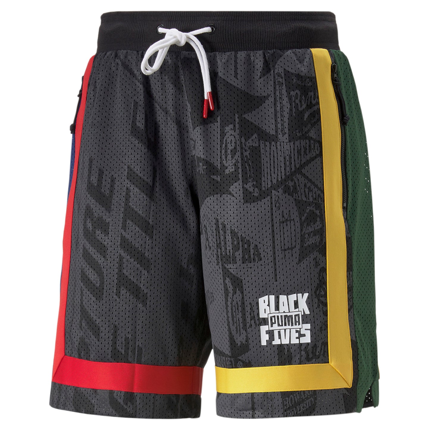 Black Fives x PUMA Front Page Basketball Shorts