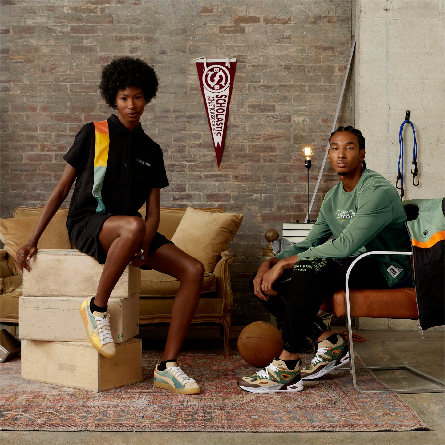 Black Fives x PUMA Quiltman Long Sleeve Tee