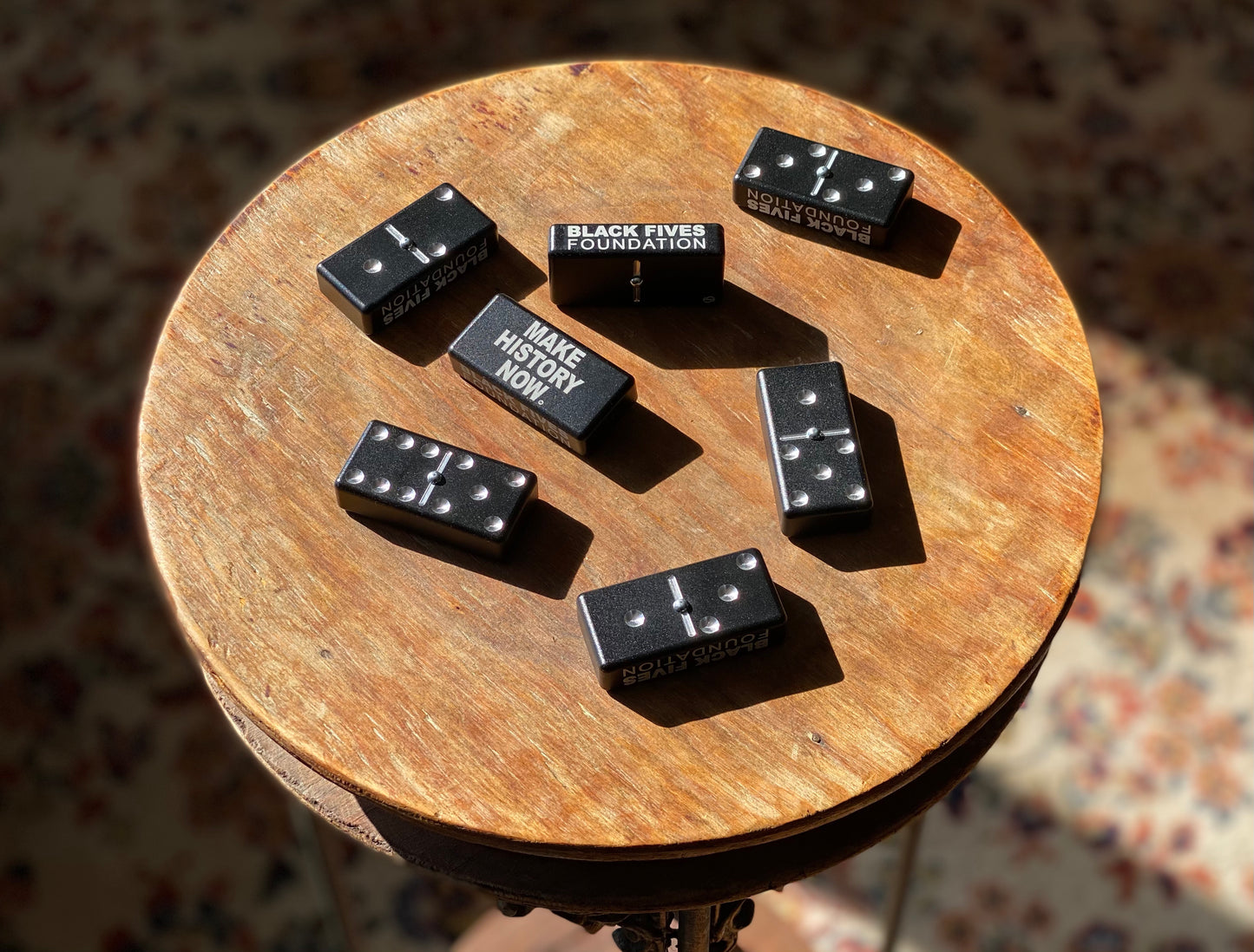 Make History Now Military Grade Anodized Aluminum Dominoes