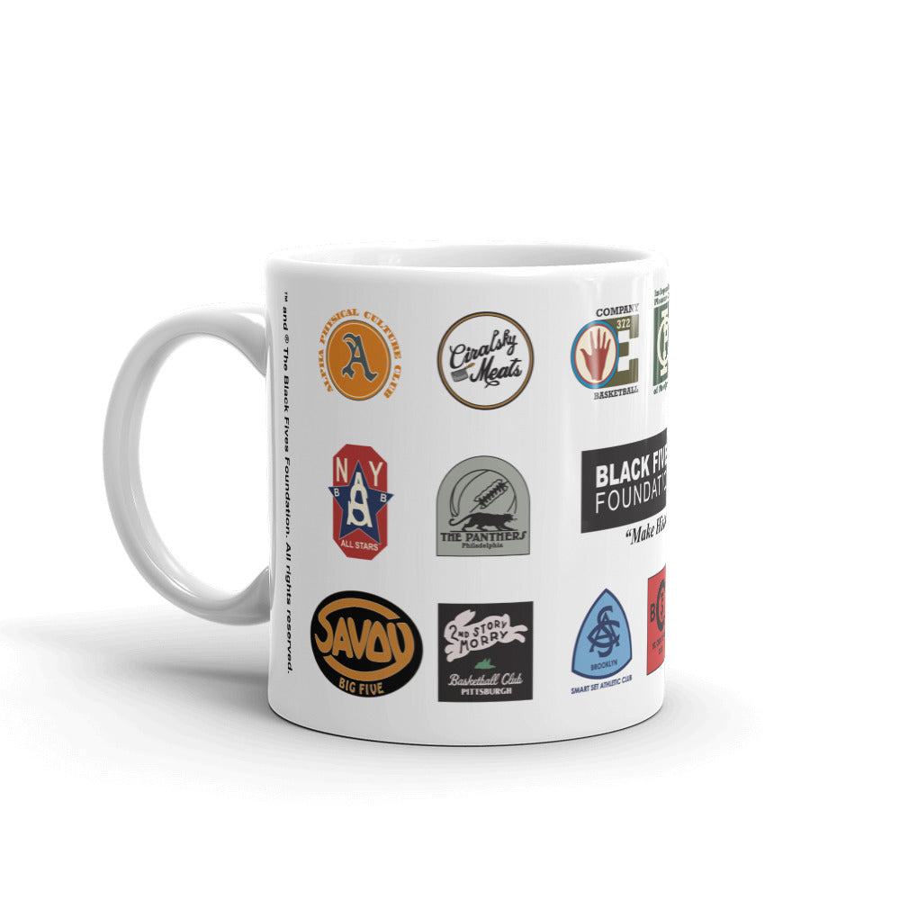 Black Fives Team Logo Mug